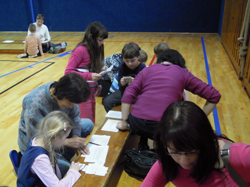 Hry a úkoly v tělocvičně